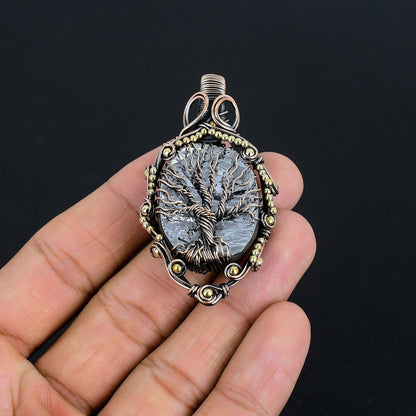 Black Shungite Gemstone Pendant