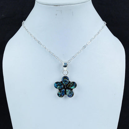 Iridescent Abalone Shell Pendant