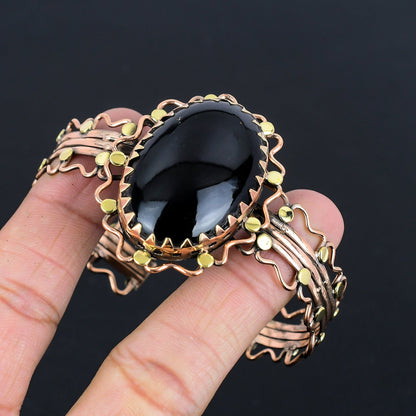 Black Obsidian Gemstone Bangle