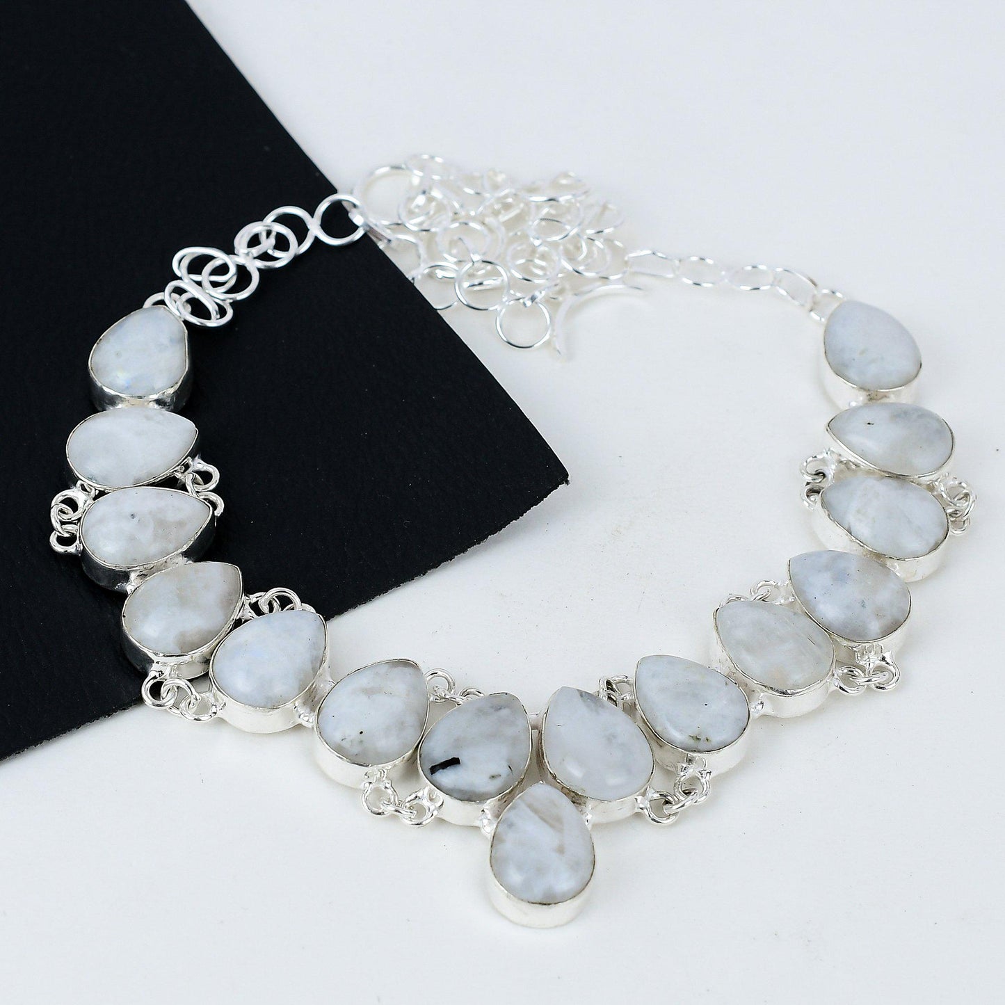 Rainbow Moonstone Necklace