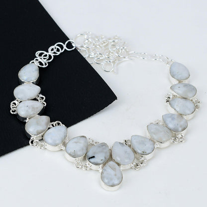 Rainbow Moonstone Necklace