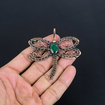 Green Emerald Gemstone Pendant
