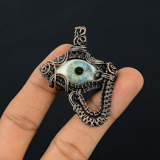 Grey Eye Gemstone Pendant