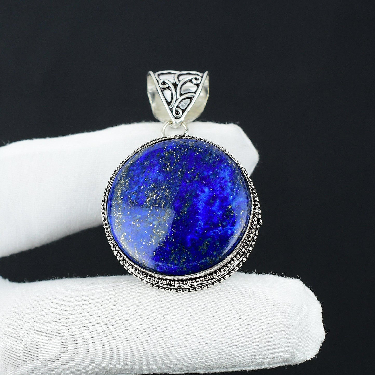Blue Lapis Lazuli Gemstone Pendant