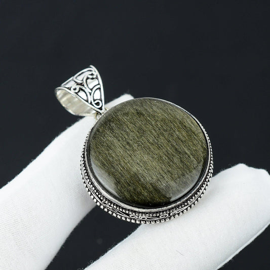 Golden Obsidian Gemstone Pendant