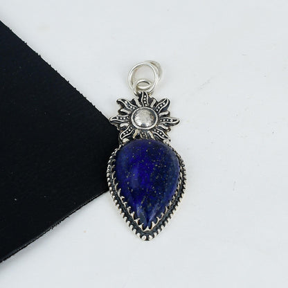 Blue Lapis Lazuli Gemstone Pendant