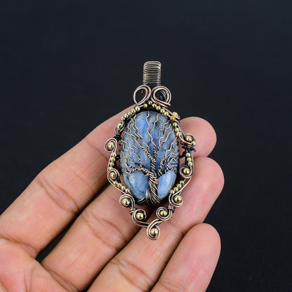 Blue Kyanite Gemstone Pendant