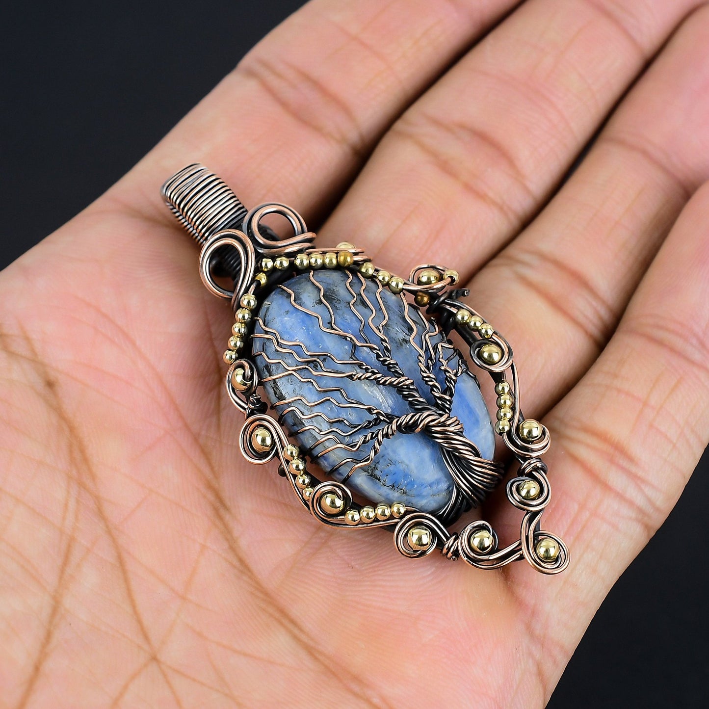 Blue Kyanite Gemstone Pendant