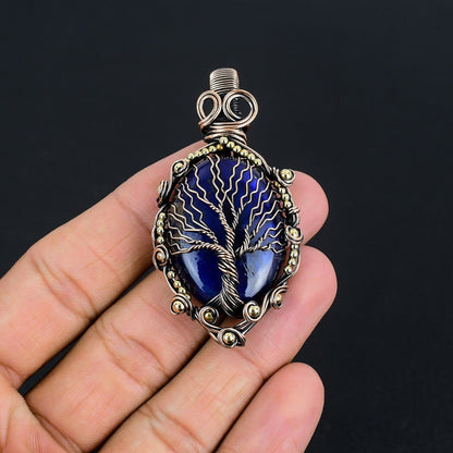 Blue Labradorite Gemstone Pendant