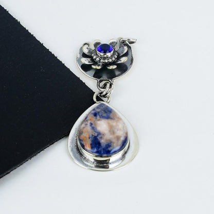 Blue Sodalite Gemstone Pendant
