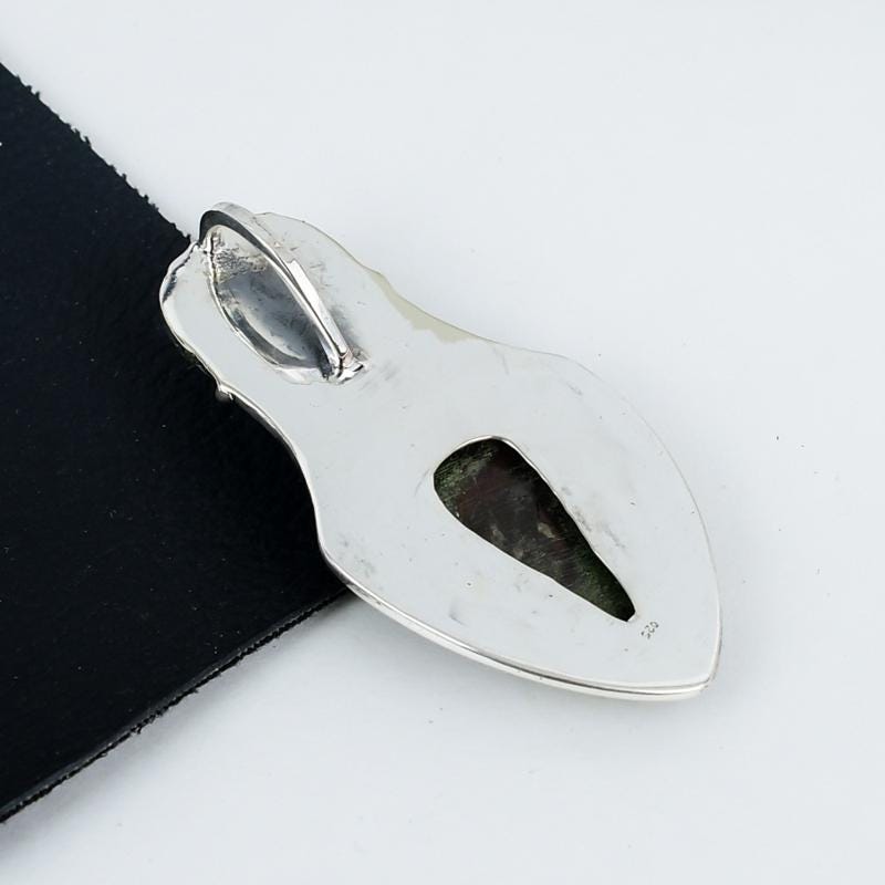 Green Dragon Blood Gemstone Pendant