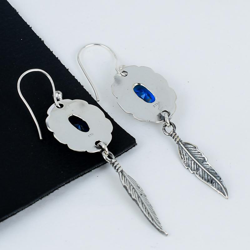 London Blue Topaz Gemstone Earrings