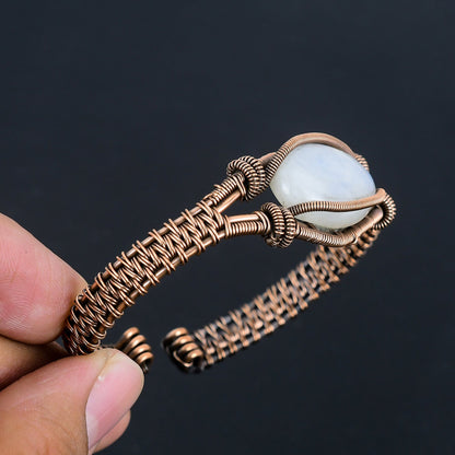Rainbow Moonstone Gemstone Bracelet