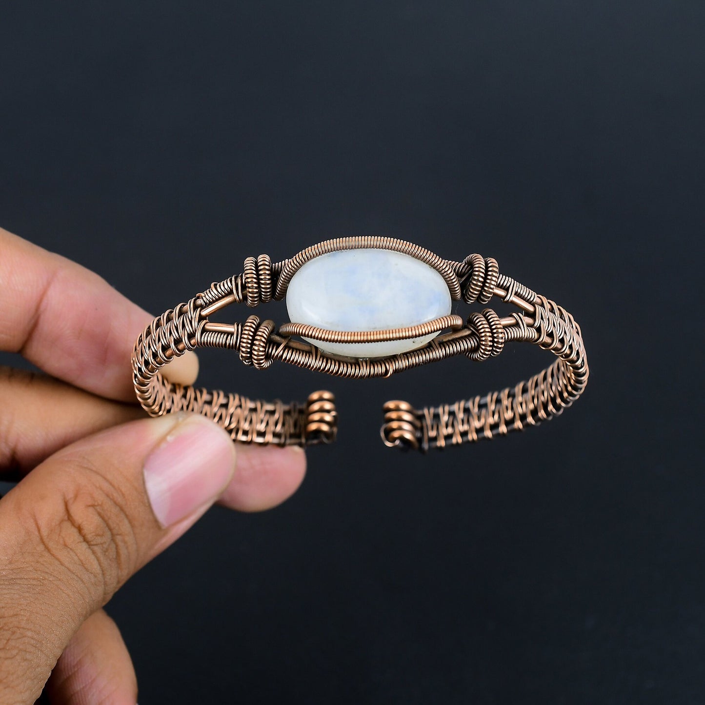 Rainbow Moonstone Gemstone Bracelet