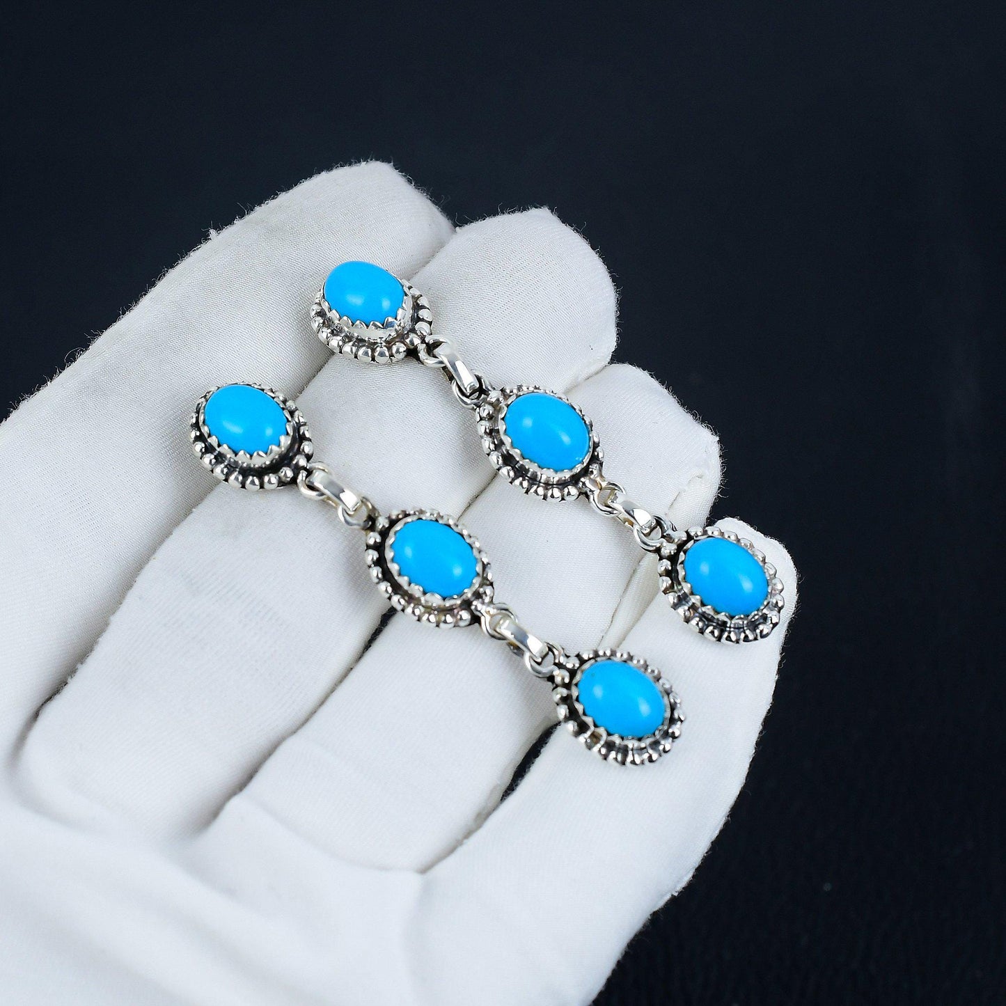 Turquoise Gemstone Earrings