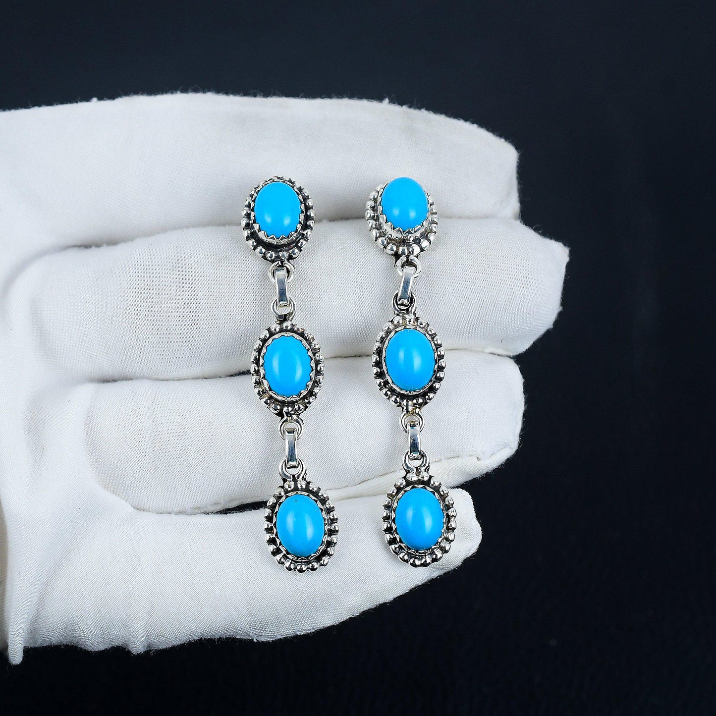 Turquoise Gemstone Earrings