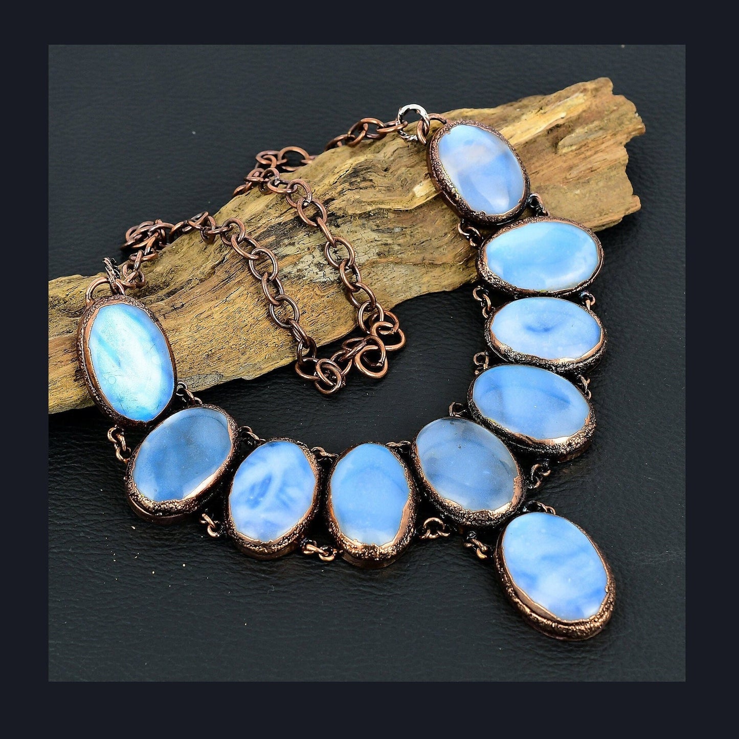 Rainbow Opal Gemstone Necklace
