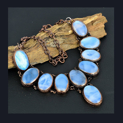 Rainbow Opal Gemstone Necklace