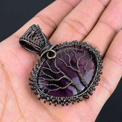 Purple Amethyst Gemstone Pendant