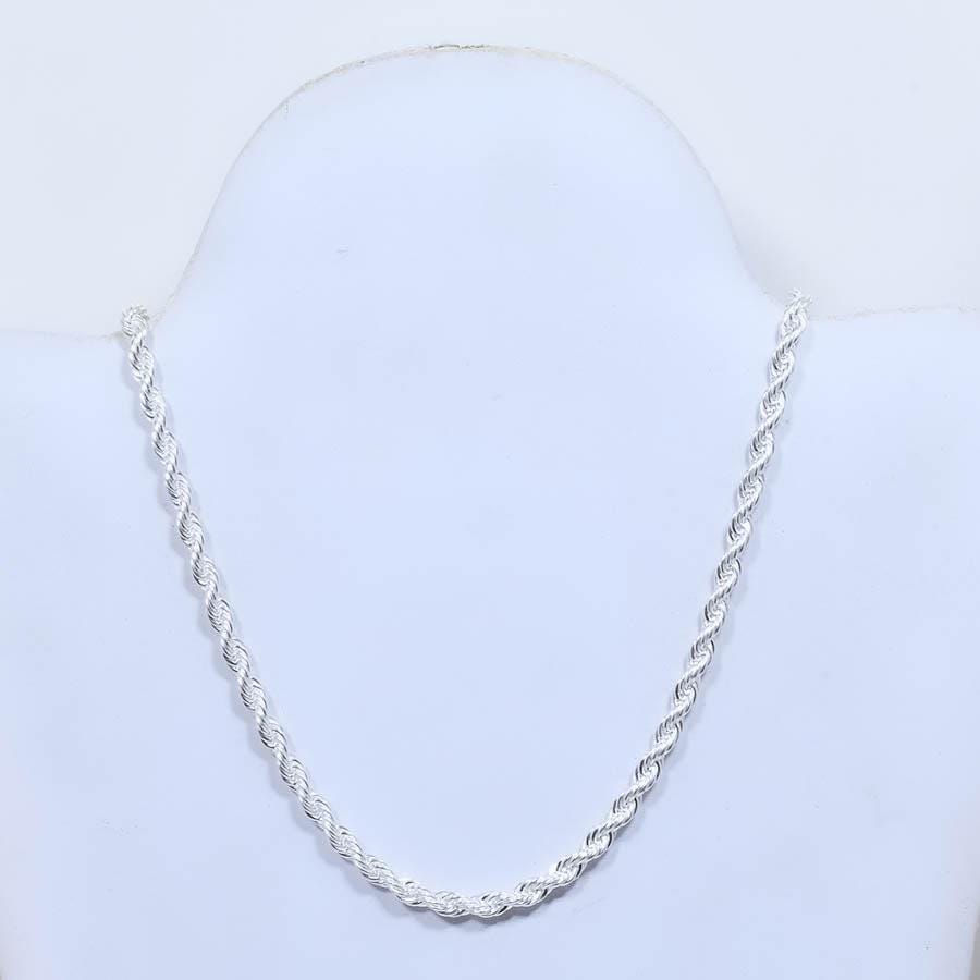 Silver Gemstone 925 Sterling Chain