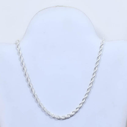 Silver Gemstone 925 Sterling Chain