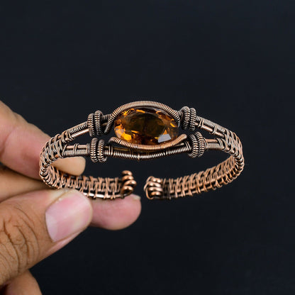 Yellow Citrine Gemstone Bracelet
