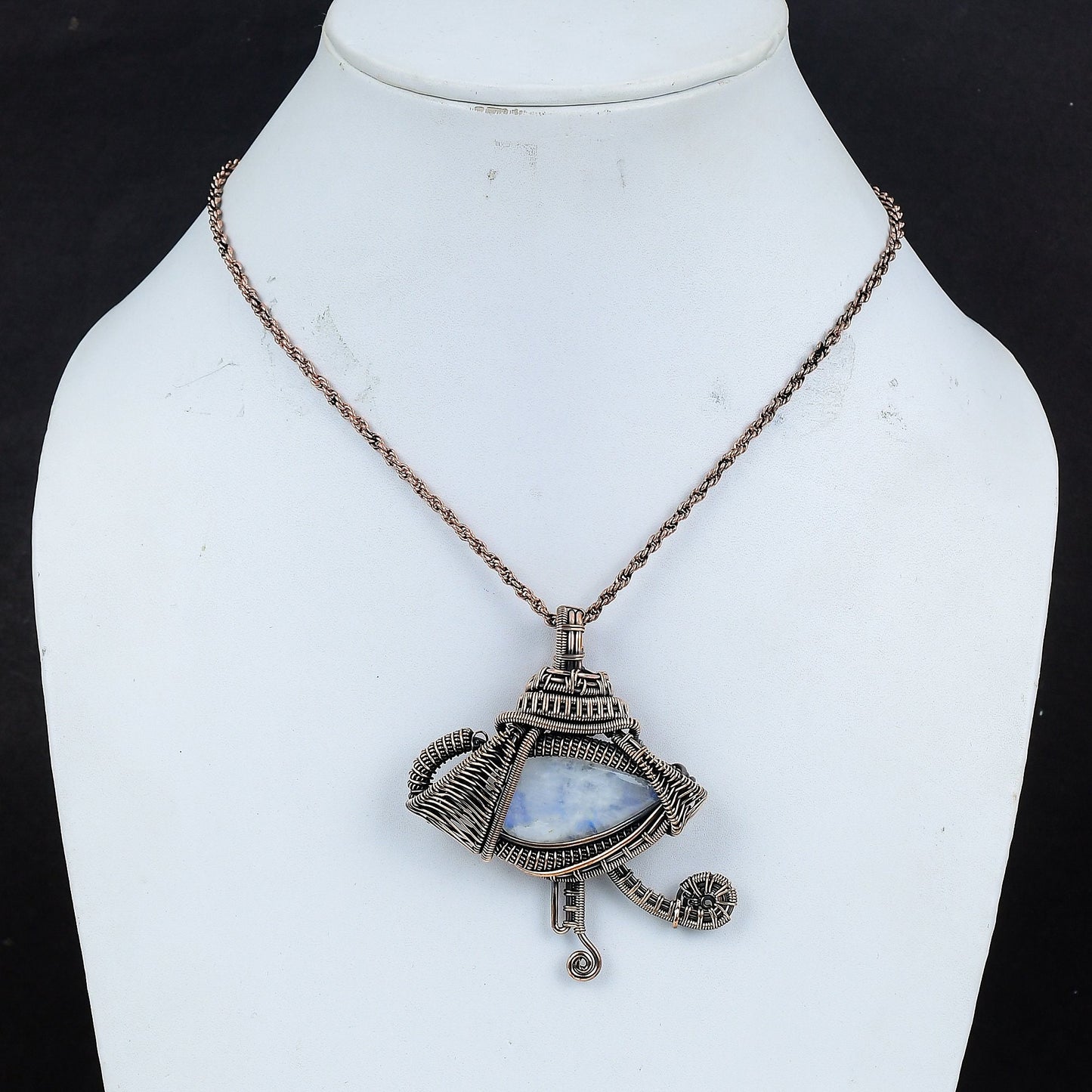 Rainbow Moonstone Gemstone Pendant