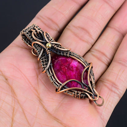 Red Ruby Gemstone Pendant
