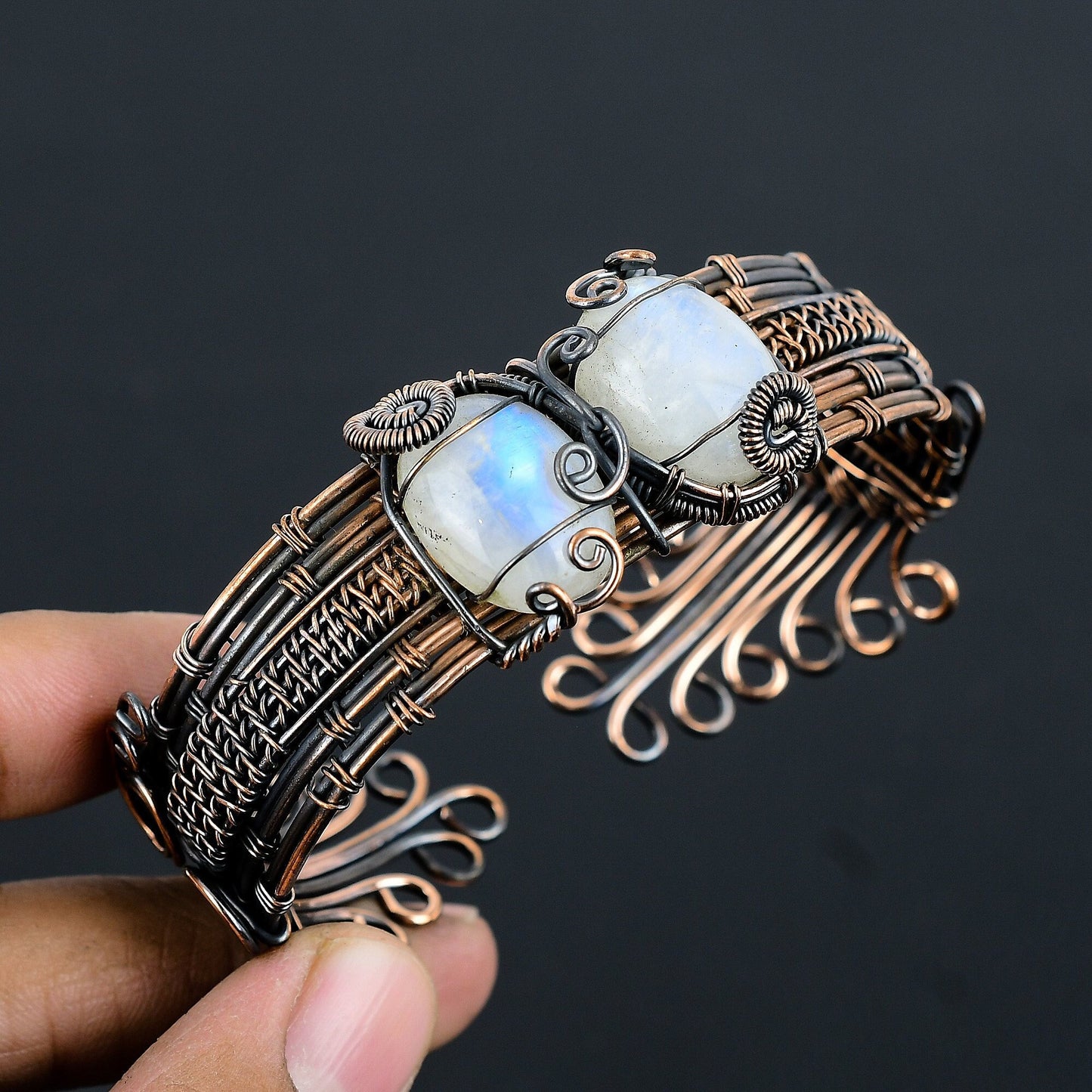 Rainbow Moonstone Gemstone Bracelet