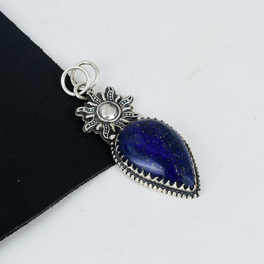 Blue Lapis Lazuli Gemstone Pendant