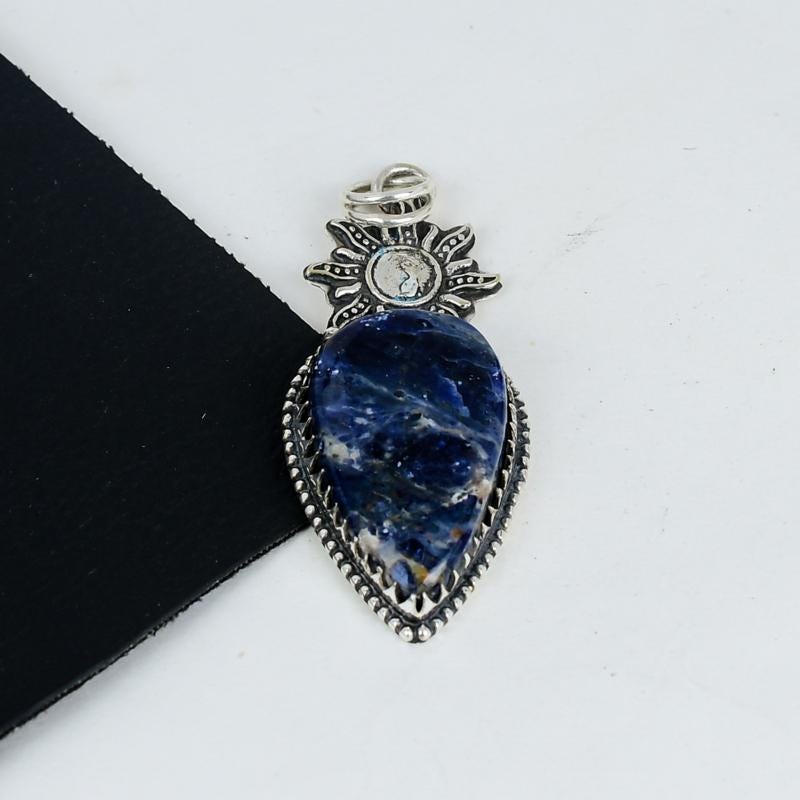 Blue Sodalite Gemstone Pendant