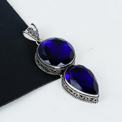 Blue Sapphire Gemstone Pendant