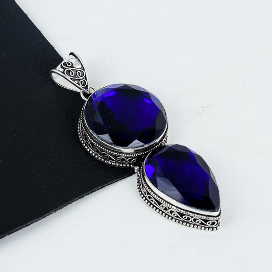 Blue Sapphire Gemstone Pendant