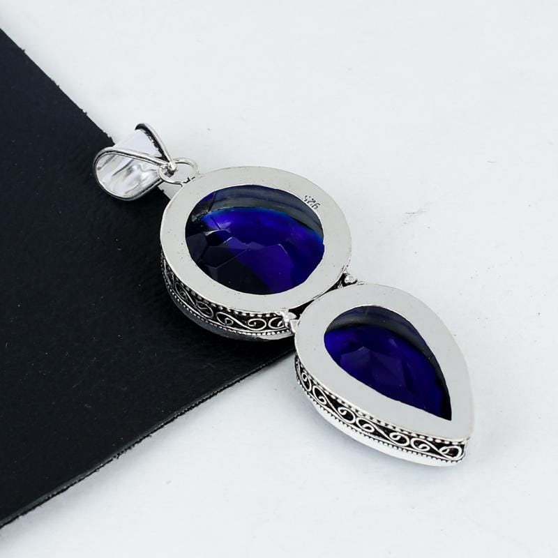 Blue Sapphire Gemstone Pendant