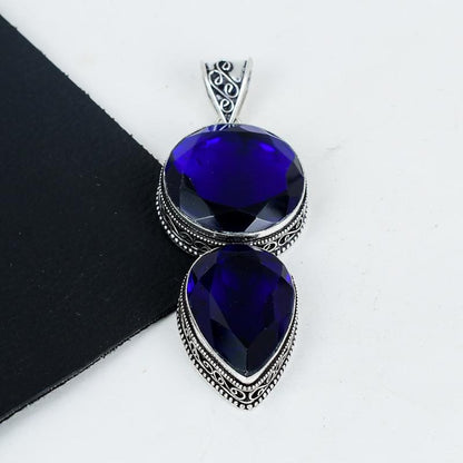 Blue Sapphire Gemstone Pendant