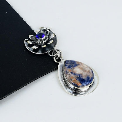 Blue Sodalite Gemstone Pendant