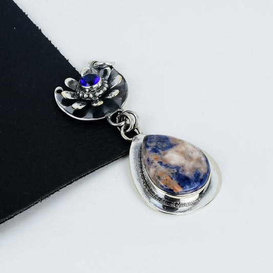 Blue Sodalite Gemstone Pendant
