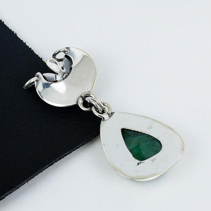 Green Emerald Gemstone Pendant