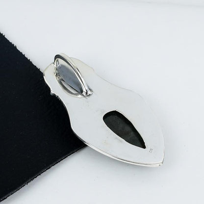 Blue Labradorite Sterling Silver Pendant