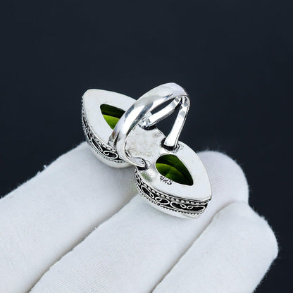 Green Peridot Gemstone Ring
