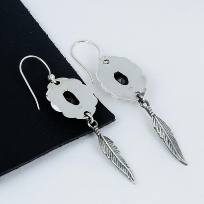 Purple Amethyst Sterling Silver Earrings