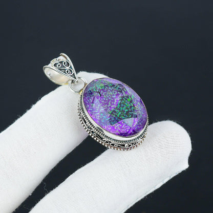White Opal Gemstone Pendant