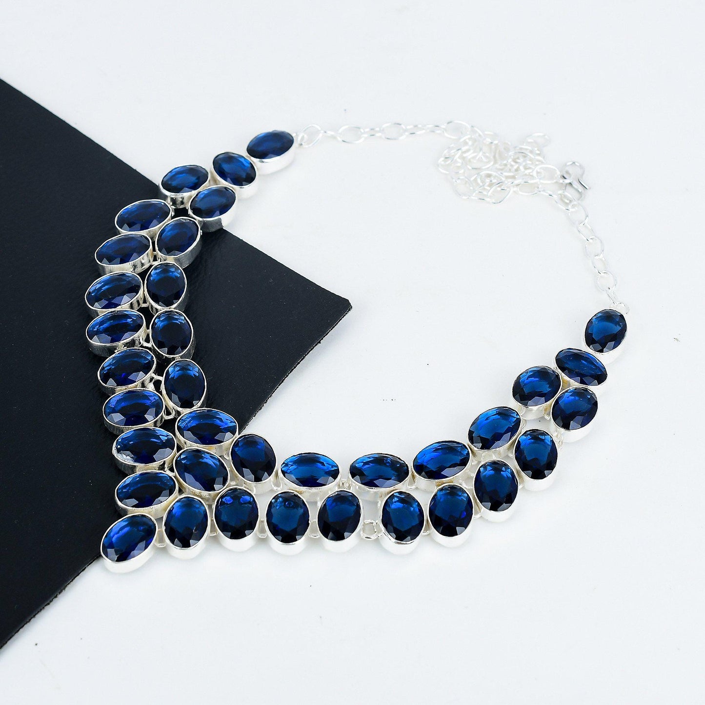 Blue Sapphire Gemstone Necklace