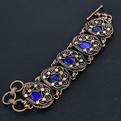 Blue Sapphire Gemstone Bracelet