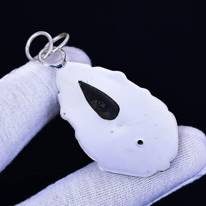 Yellow Ammonite Gemstone Pendant