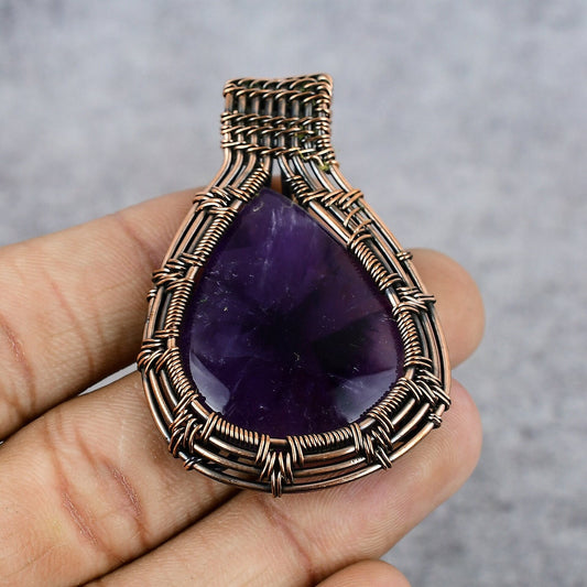 Purple Amethyst Gemstone Pendant