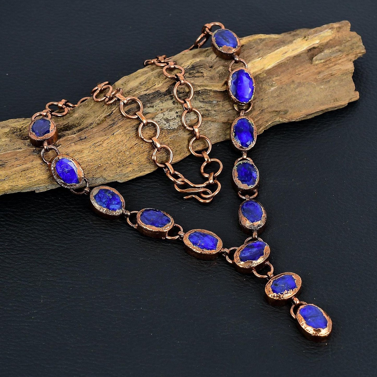 Blue Sapphire Gemstone Necklace
