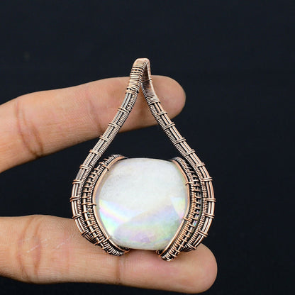 Rainbow Quartz Gemstone Pendant