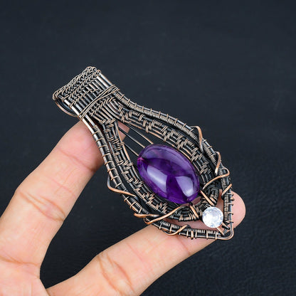 Purple Amethyst Gemstone Pendant