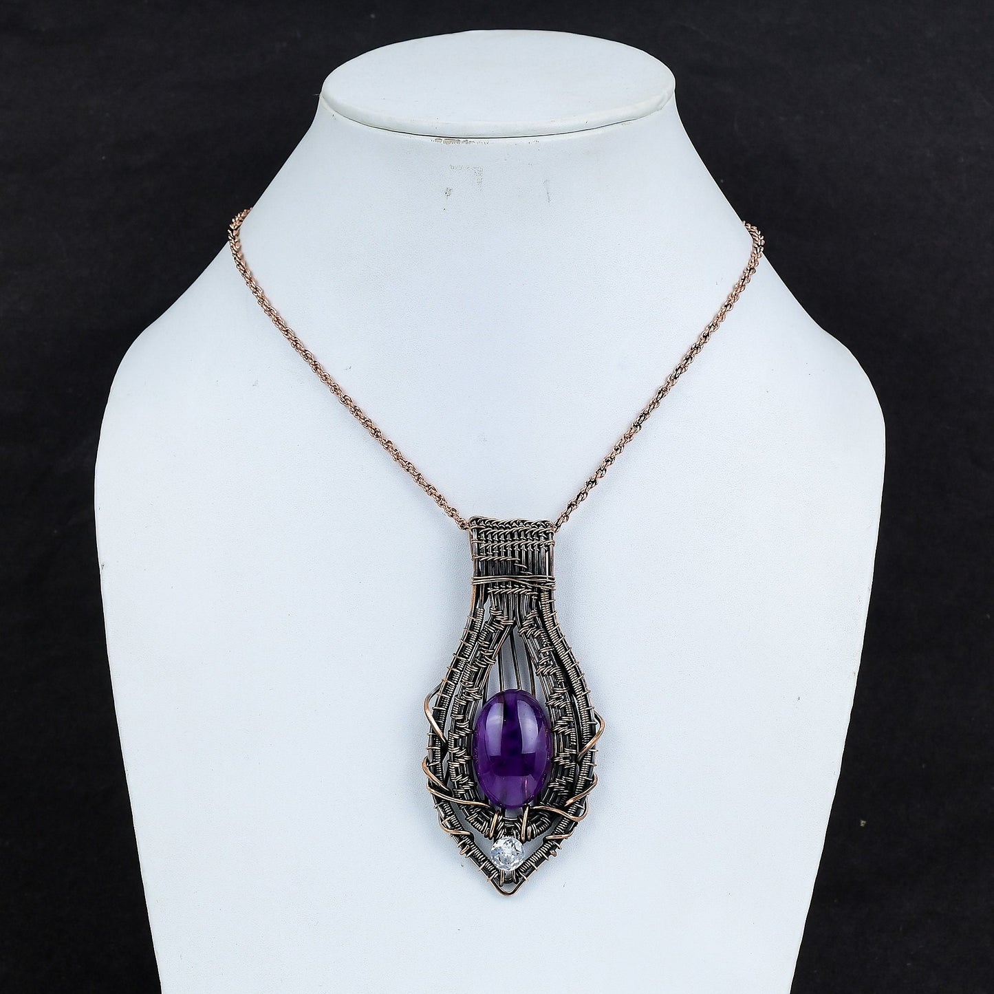 Purple Amethyst Gemstone Pendant